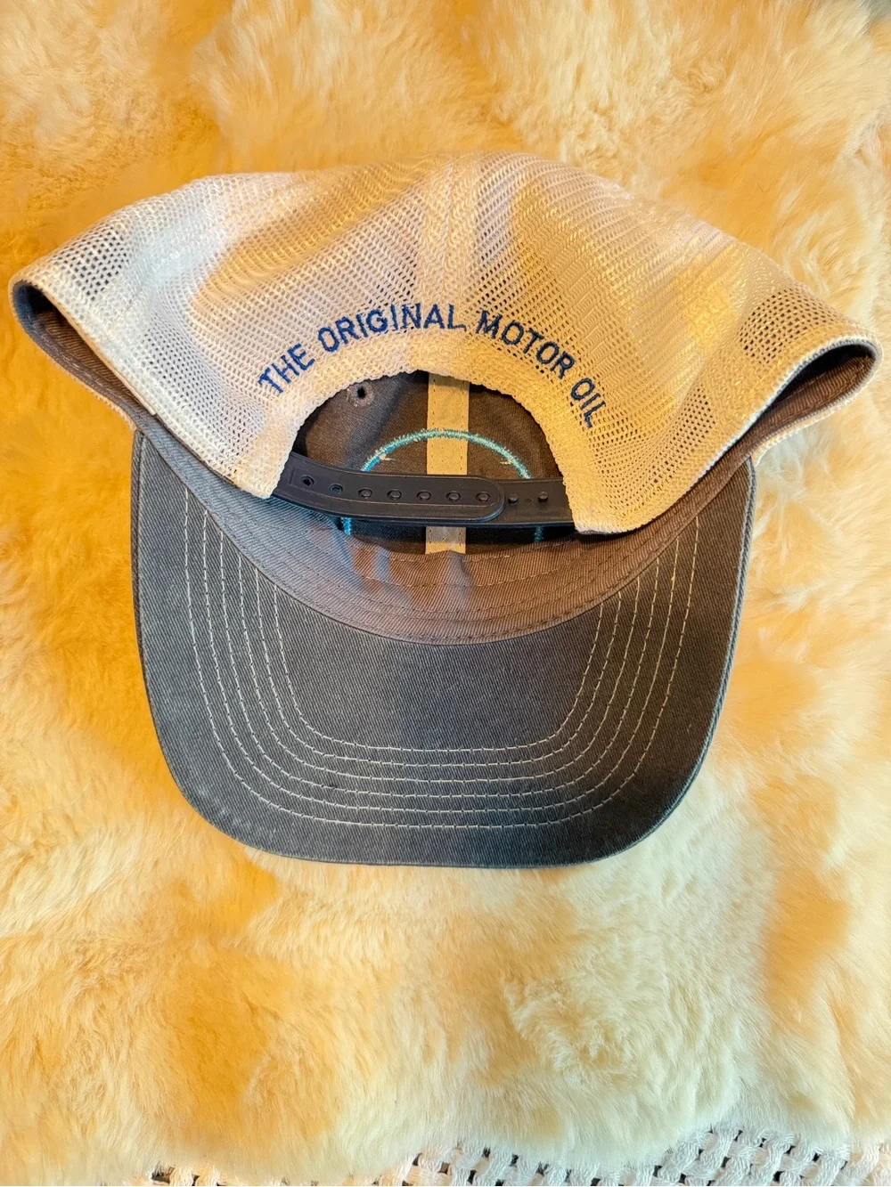 Valvoline Men's Distressed Classic Trucker Hat
